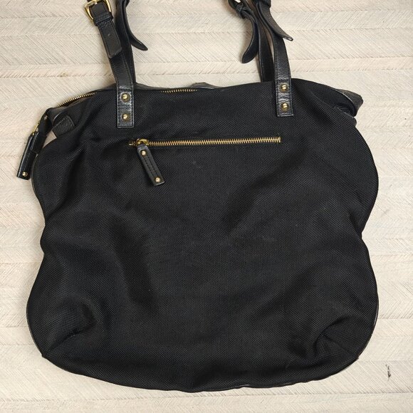 Jean Pierre Klifa For Anteprima-Nueve Black Nylon Shopper Tote Bag Large - Picture 5 of 10